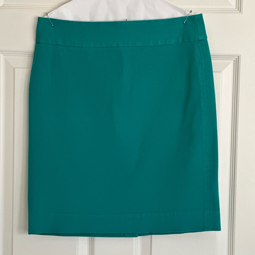 EUC Banana Republic Emerald green pencil skirt Sz 10